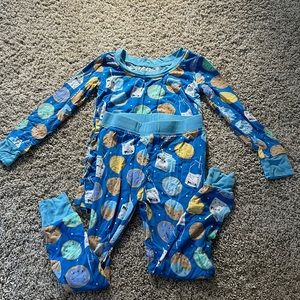 Little Sleepies Cookies & Milk Print. Size 18-24 months.
